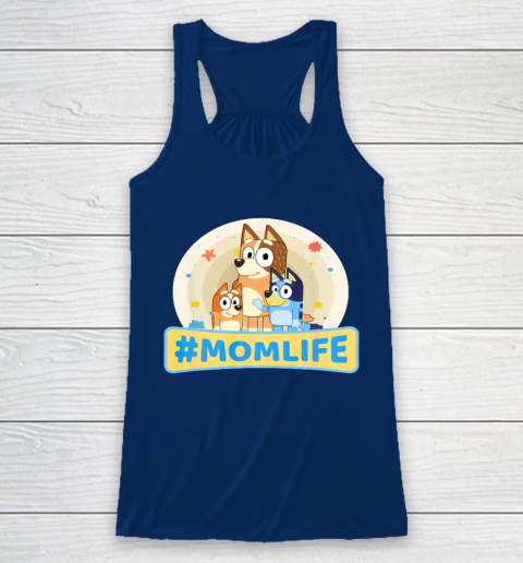 Bluey Mom Family For Life Racerback Tank 6