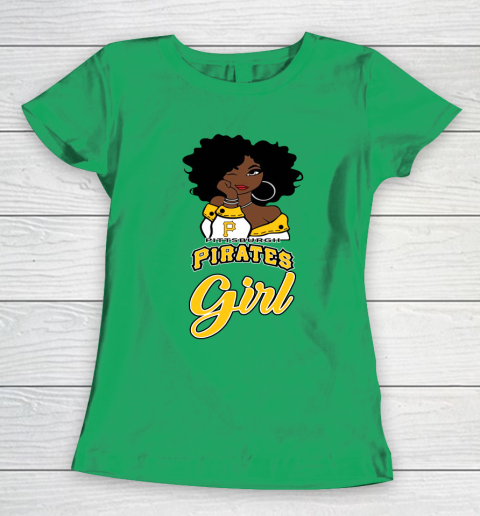 Pittsburgh Piratess Girl MLB Women's T-Shirt 7