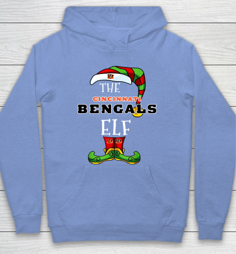 Cincinnati Bengals Christmas ELF Funny NFL Hoodie 8