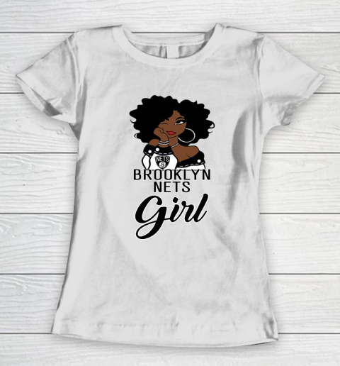 Brooklyn Nets Girl NBA Women's T-Shirt 3