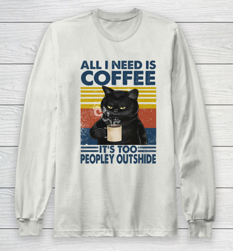Cat that's what I do I drink beer I hate people and I know things vintage Long Sleeve T-Shirt 9
