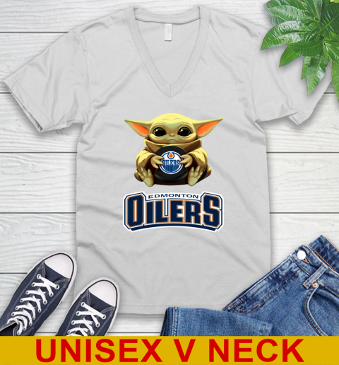 NHL Hockey Edmonton Oilers Star Wars Baby Yoda Shirt 49