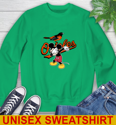 Baltimore Orioles MLB Baseball Dabbing Mickey Disney Sports Sweatshirt 6