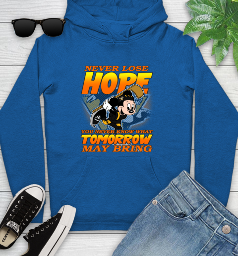 Pittsburgh Penguins NHL Hockey ootball Mickey Disney Never Lose Hope Youth Hoodie 11