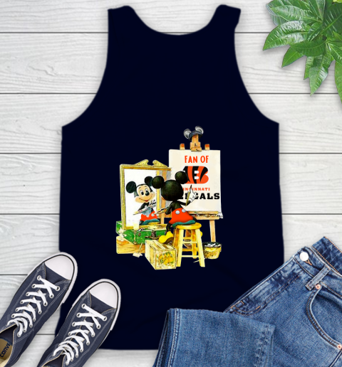 NFL Football Cincinnati Bengals Mickey Drawing Shirt 67