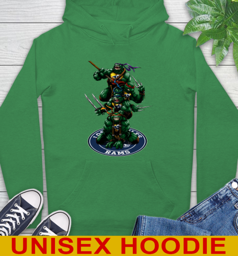 NFL Football Los Angeles Rams Teenage Mutant Ninja Turtles Shirt Hoodie 8