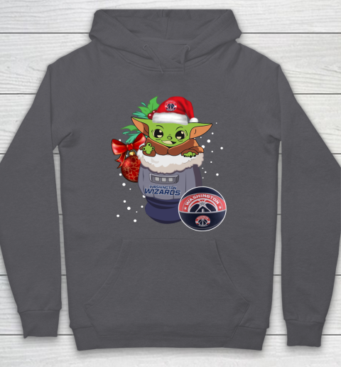 Washington Wizards Christmas Baby Yoda Star Wars Funny Happy NBA Hoodie 7