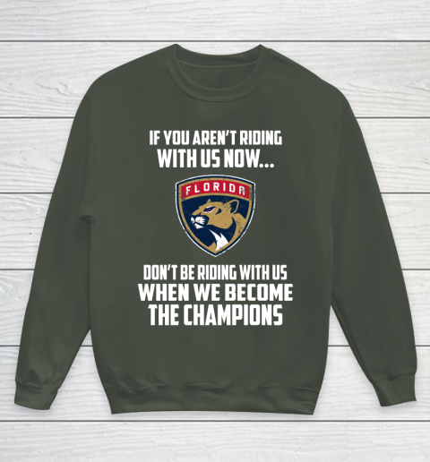 NHL Florida Panthers Hockey We Become The Champions Youth Sweatshirt 8