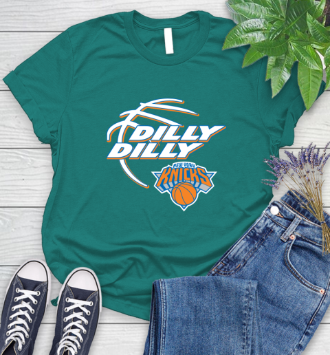 NBA New York Knicks Dilly Dilly Basketball Sports Women's T-Shirt 12