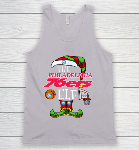 Philadelphia 76ers Christmas ELF Funny NBA Tank Top 3