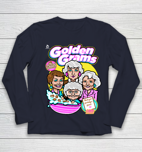 Golden Girls Tshirt Golden Grams Cereal Youth Long Sleeve 2