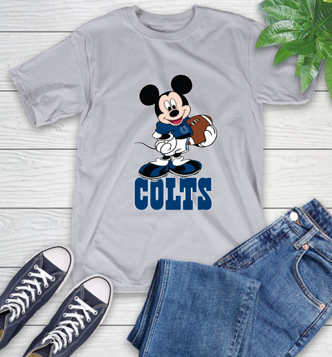 NFL Football Indianapolis Colts Cheerful Mickey Mouse Shirt T-Shirt 6