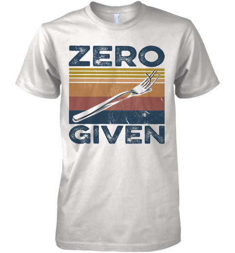 Zero Give Vintage Premium Men's T-Shirt