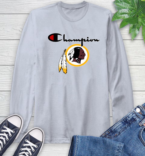 NFL Football Washington Redskins Champion Shirt Long Sleeve T-Shirt 4