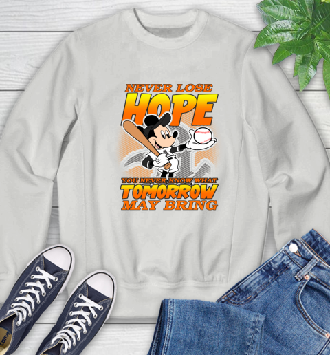 Chicago White Sox MLB Baseball Mickey Disney Never Lose Hope Sweatshirt 5