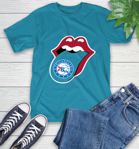 Philadelphia 76ers NBA Basketball Lips I Root For My Team Adoring Fan 8