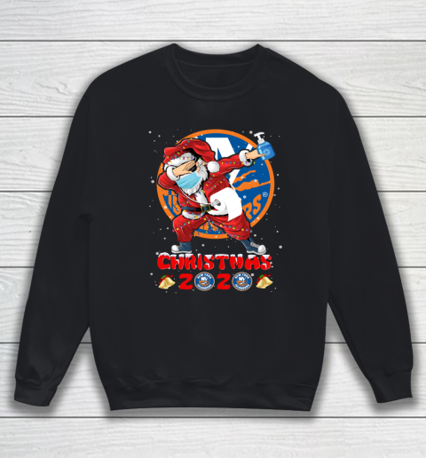 New York Islanders Funny Santa Claus Dabbing Christmas 2020 NHL Sweatshirt