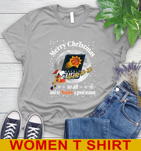 Phoenix Suns Merry Christmas To All And To Suns A Good Season NBA Basketball Sports Women's T-Shirt 5