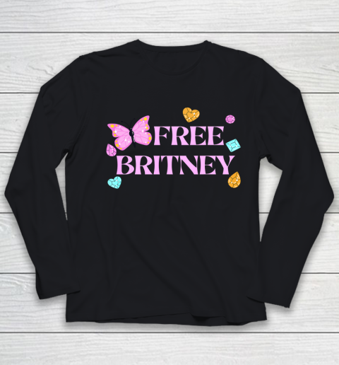 Free Britney FreeBritney Y2K Aesthetic Youth Long Sleeve