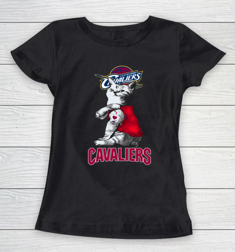 NBA Basketball My Cat Loves Cleveland Cavaliers Women's T-Shirt