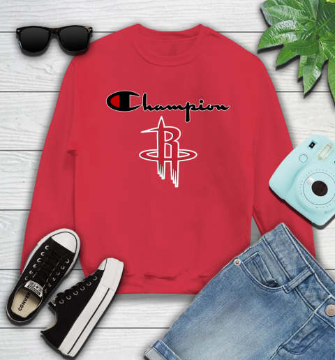 NBA Basketball Houston Rockets Champion Shirt Youth Sweatshirt 5