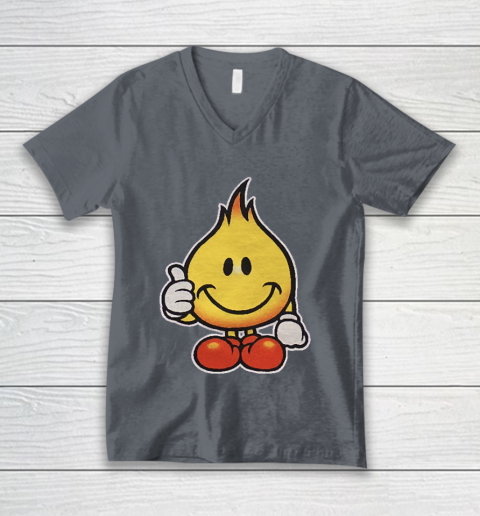 World Industries Flame Boy Hook Ups Skate Hookups Hook Ups 90's Vintage V-Neck T-Shirt 4