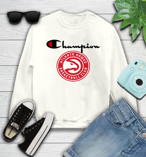 NBA Basketball Atlanta Hawks Champion Shirt Youth Sweatshirt