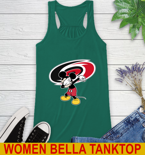 Carolina Hurricanes NHL Hockey Dabbing Mickey Disney Sports Racerback Tank 7