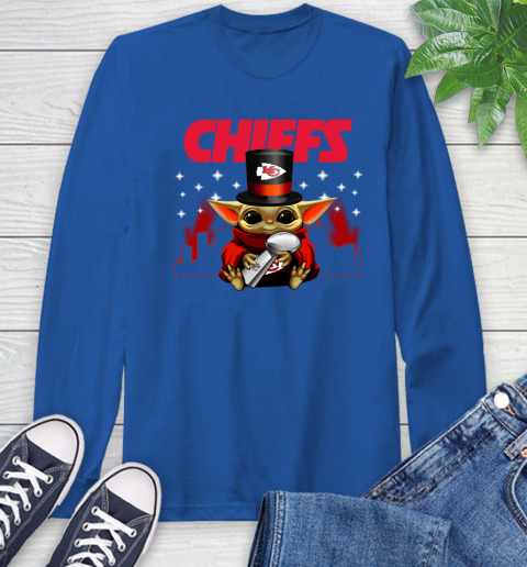 Super Bowl Baby Yoda Loves The Kansas City Chiefs Star Wars NFL Shirts 64