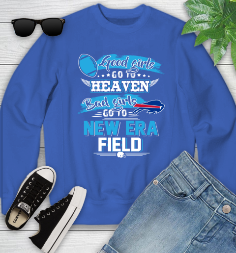Buffalo Bills NFL Bad Girls Go To New Era Field Shirt Youth Sweatshirt 7