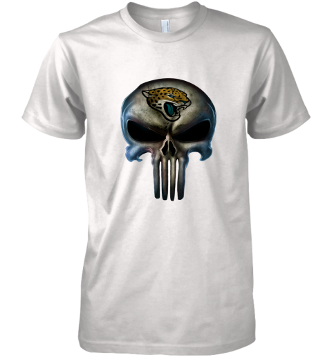 Jacksonville Jaguars The Punisher Mashup Football Premium Men's T-Shirt