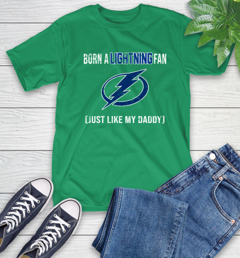 NHL Tampa Bay Lightning Hockey Loyal Fan Just Like My Daddy Shirt T-Shirt 8