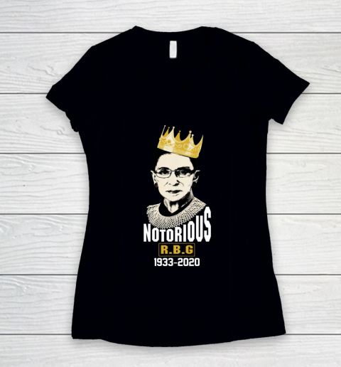 Notorious RBG 1933  2020 Ruth Bader Ginsburg Political Women's V-Neck T-Shirt