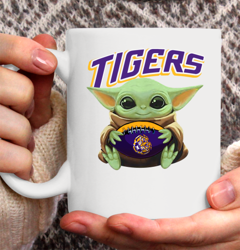Baby Yoda Loves The LSU Tigers Star Wars NCAA Shirt 149