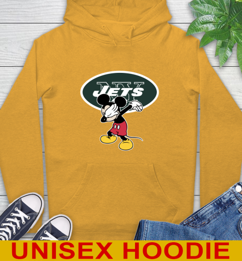 New York Jets NFL Football Dabbing Mickey Disney Sports Hoodie 3