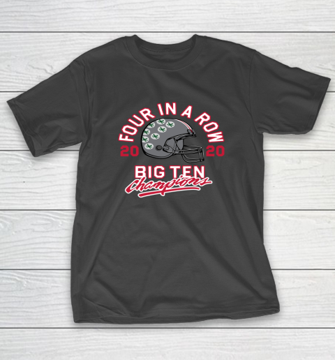 OSU 2020 Big Ten Champions 2020 Four In A Row T-Shirt