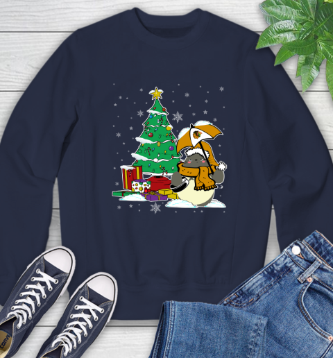 Chicago Blackhawks NHL Hockey Cute Tonari No Totoro Christmas Sports Sweatshirt 2