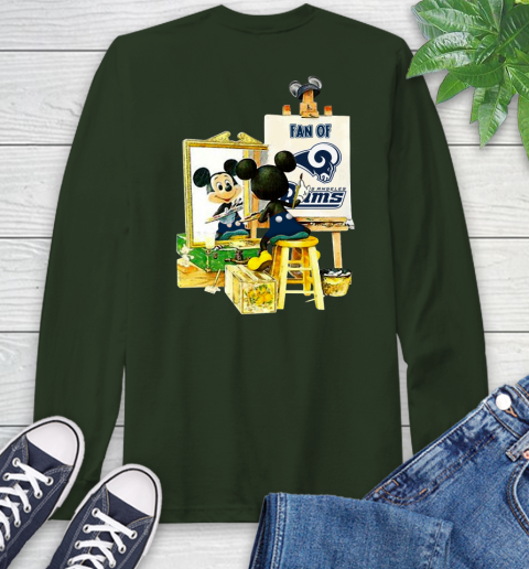 NFL Football Los Angeles Rams Mickey Drawing Shirt 59