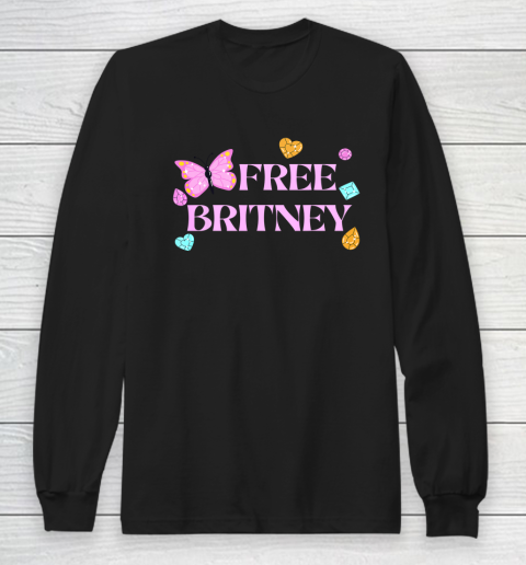 Free Britney FreeBritney Y2K Aesthetic Long Sleeve T-Shirt