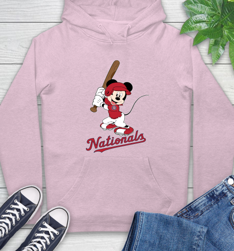 MLB Baseball Washington Nationals Cheerful Mickey Mouse Shirt Hoodie 10