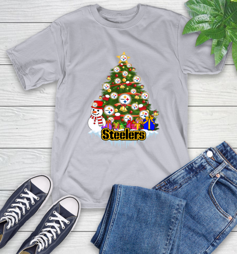 Pittsburgh Steelers Merry Christmas NFL Football Sports T-Shirt 6