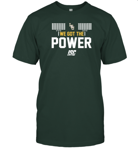 ndpl lsu tigers baseball we got the power premium classic t shirt 2 front forest green