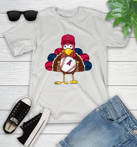 Los Angeles Angels Turkey thanksgiving Youth T-Shirt