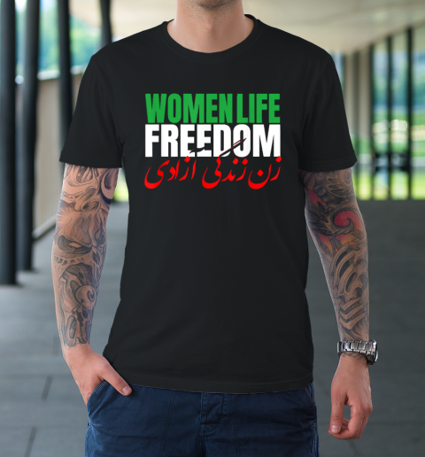 Iran Zan Zendegi Azadi Persian Woman Life Freedom T-Shirt