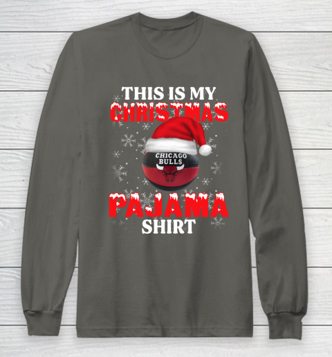 Chicago Bulls This Is My Christmas Pajama Shirt NBA Long Sleeve T-Shirt 5