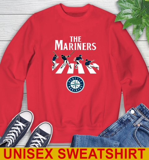 MLB Baseball Seattle Mariners The Beatles Rock Band Shirt Sweatshirt 12