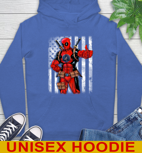 NBA Basketball Minnesota Timberwolves Deadpool American Flag Shirt Hoodie 9
