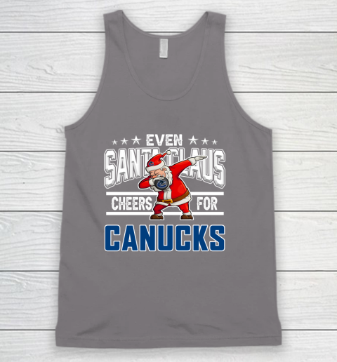 Vancouver Canucks Even Santa Claus Cheers For Christmas NHL Tank Top 6