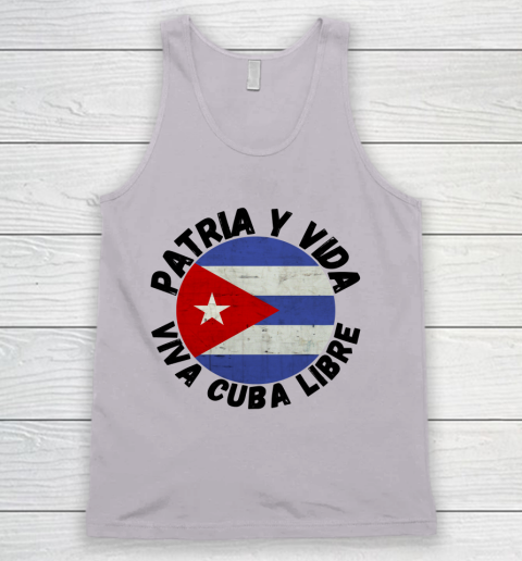 Patria Y Vida Viva Cuba Libre SOS CUba Free Cuba Tank Top 2