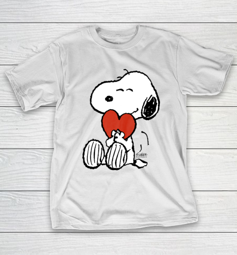 Peanuts Snoopy Heart Valentine T-Shirt